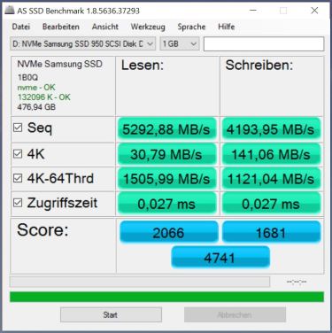 3x950 Pro RAID0 AS SSD(Samsung Driver)